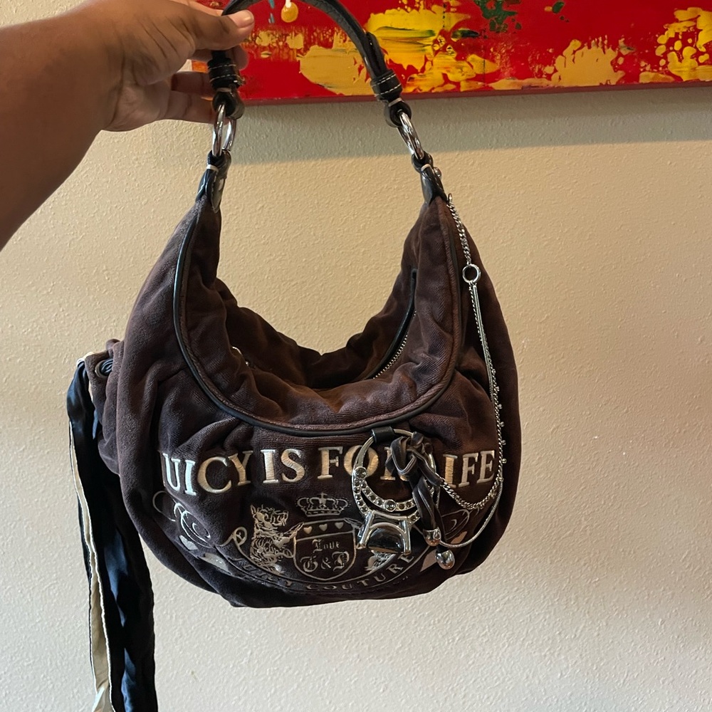 Vintage Juicy Couture Hobo bag Y2k